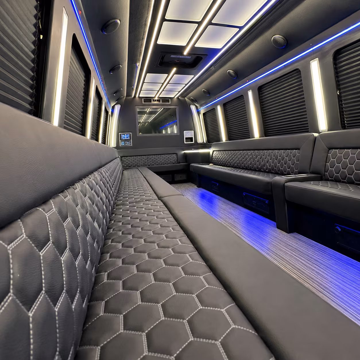 college station party bus inside