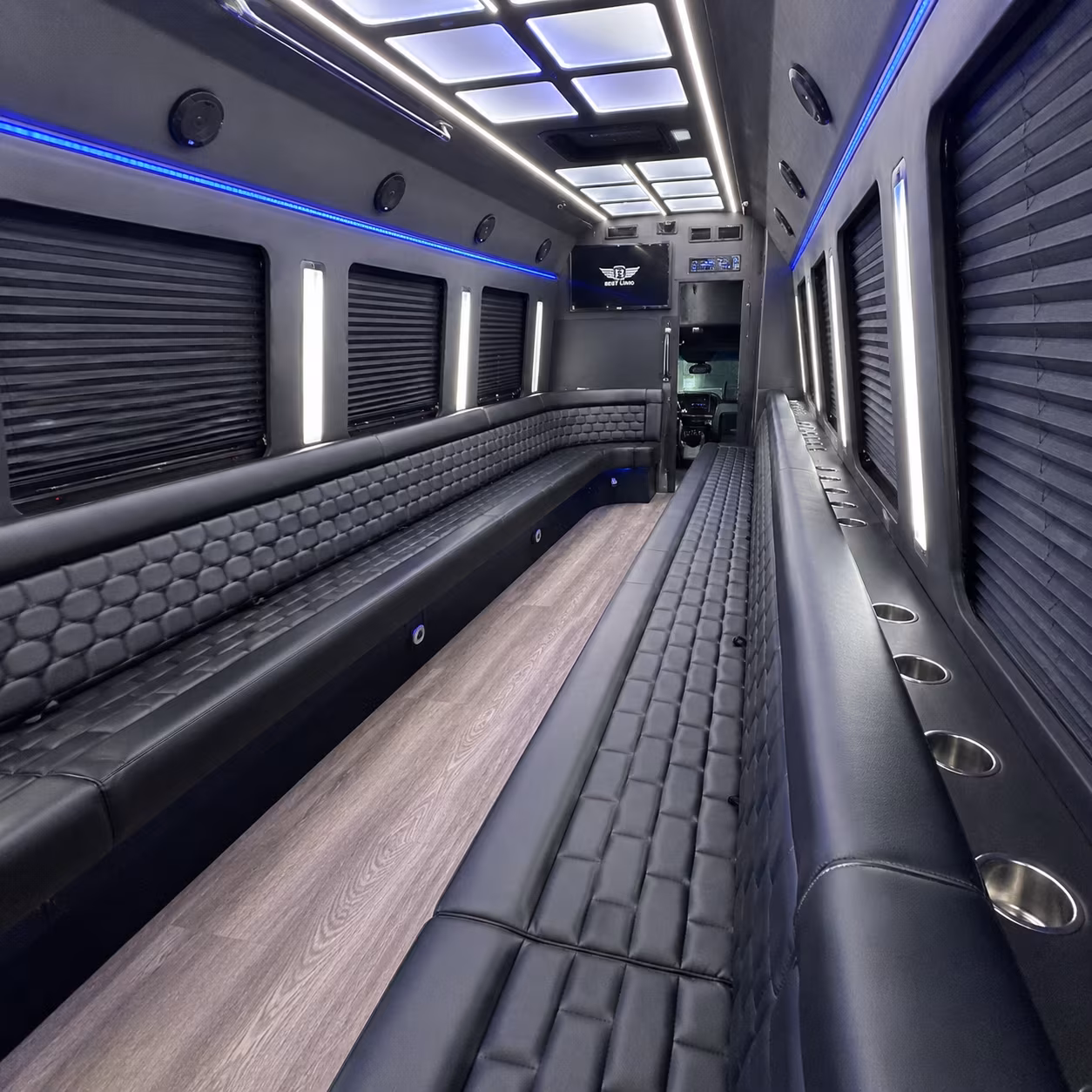 college station party bus interior