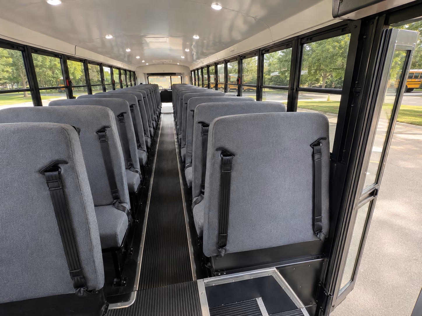 college station school bus interior